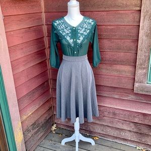 NWOT Old World Delicacies Retro Style Blouse